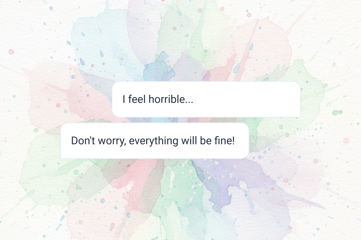 A chat companion screen